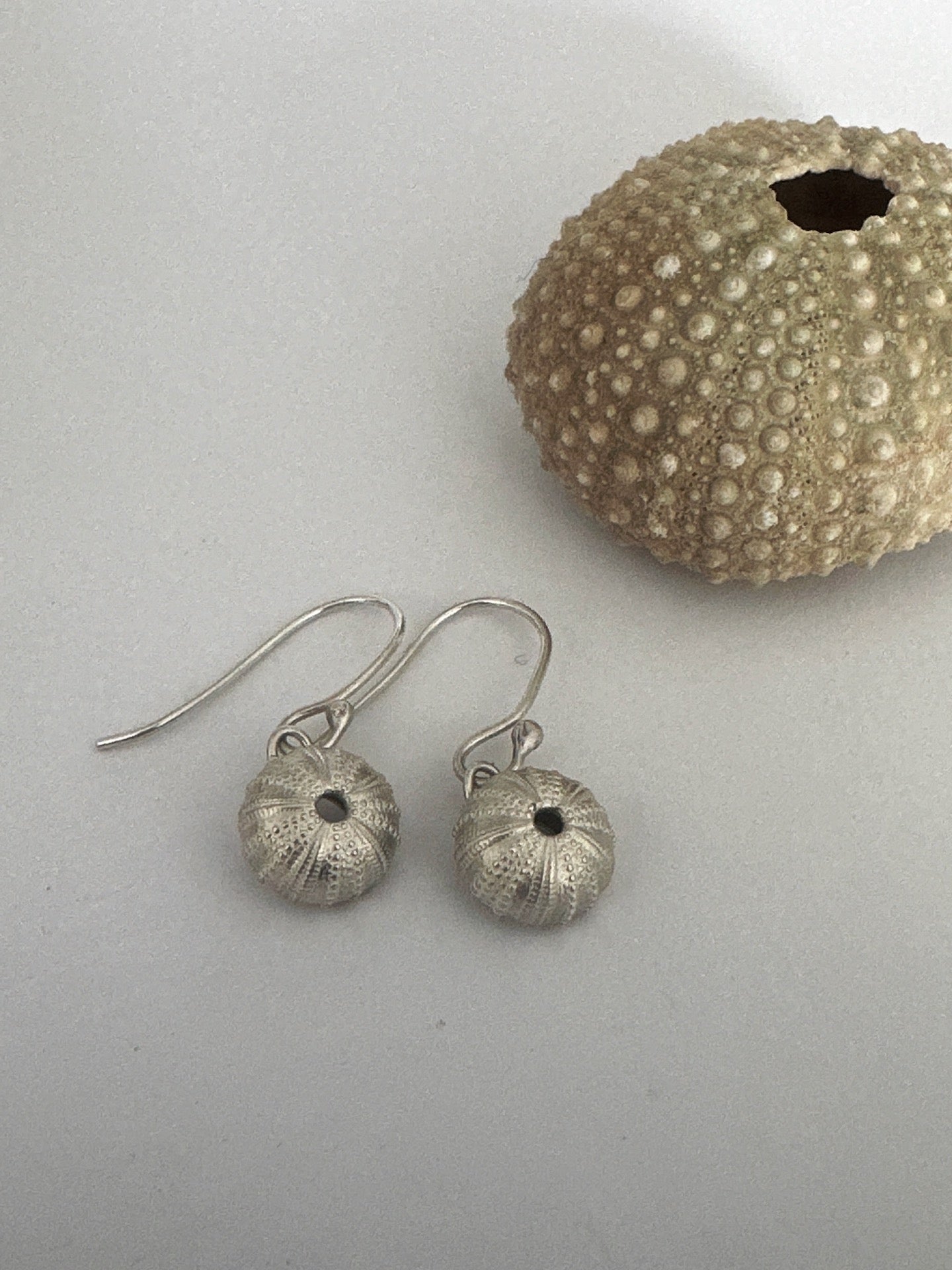 Urchin drop earrings