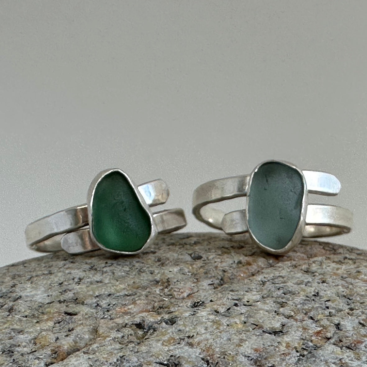 Sea Glass Wrap Ring