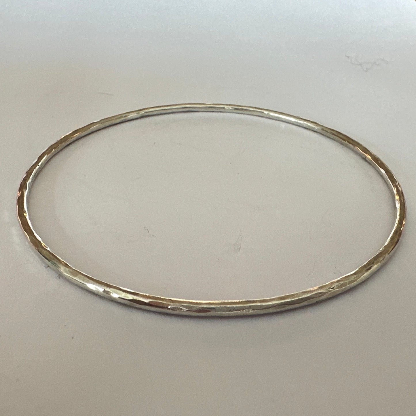 Stacking Bangle - Hammered