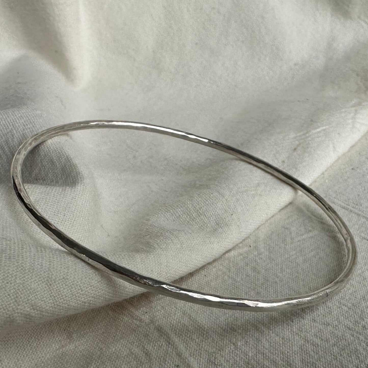 Stacking Bangle - Hammered